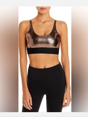 NEW Heroine Sport Metallic Bra, Size Medium